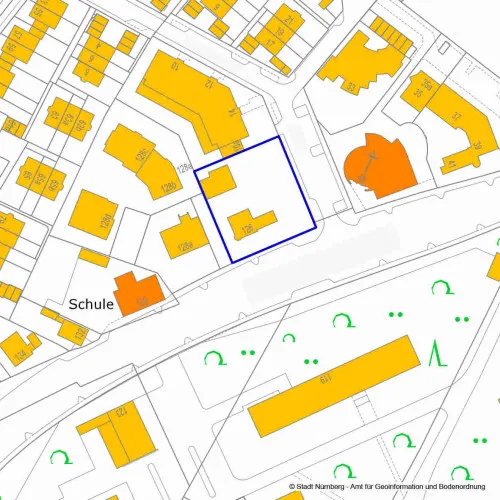 Baugrund im Innenbereich der Stadt Nürnberg provisionsfrei zu verkaufen