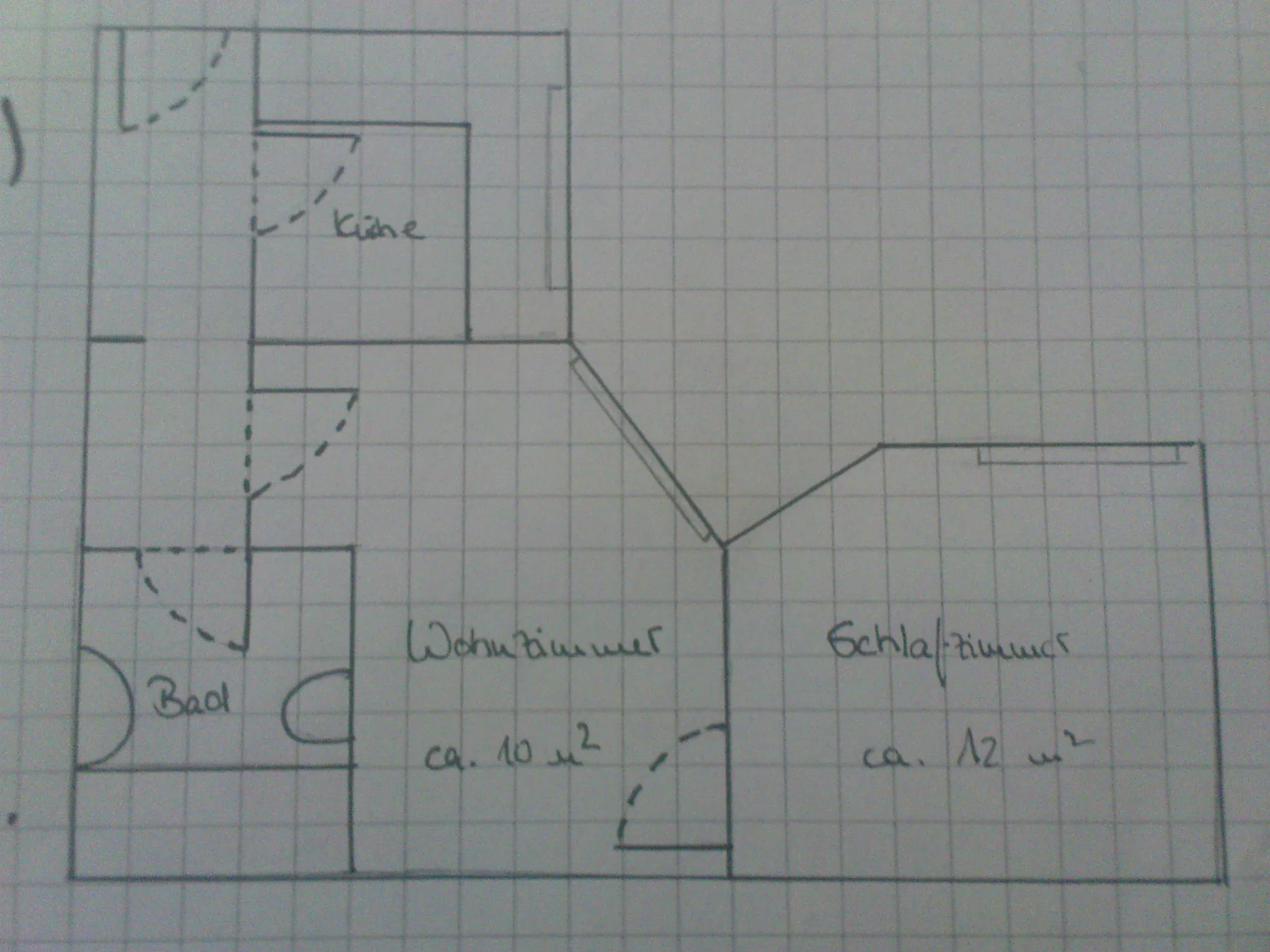 2-Zimmer-Wohnung *perfekt für Studenten* EBK, ab 1.9.2010