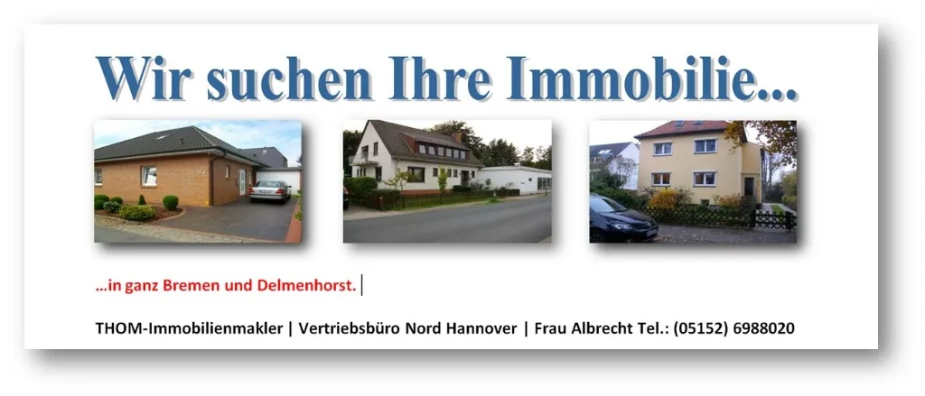Habenhausen! DHH oder EFH mit 4 Zimmern zum Kauf gesucht.