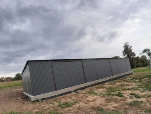 Blechgarage 15x6 m Garage Lagerraum Halle aus Stahl Stahlhalle verzinkt