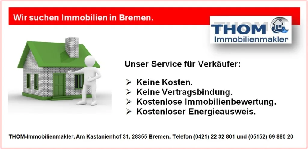 Horn! Wir suchen eine Doppelhaushälfte mit 4 Zimmern und Garten.