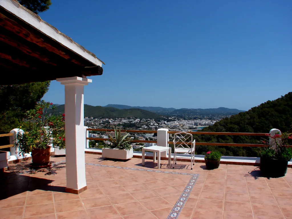 "Ibiza Villa mit beeindruckendem Panoramablick" gelegen in der Region von Santa